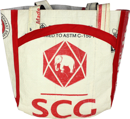 Recycled Cement Book Bag