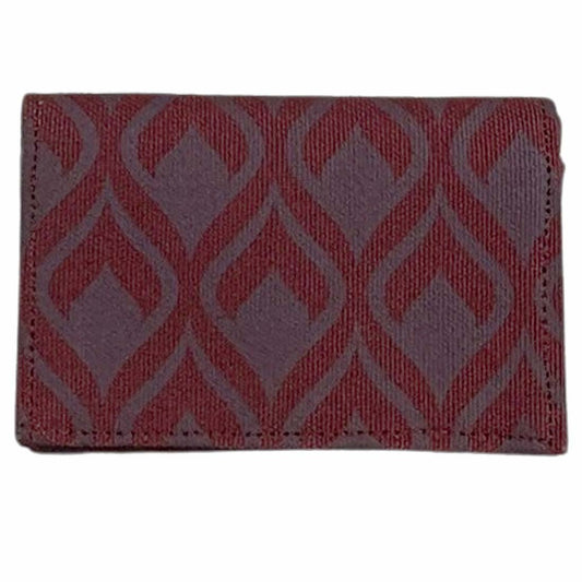 Canvas Card Holder - Geometric Prints - Slim Vegan Wallet - Malia Designs