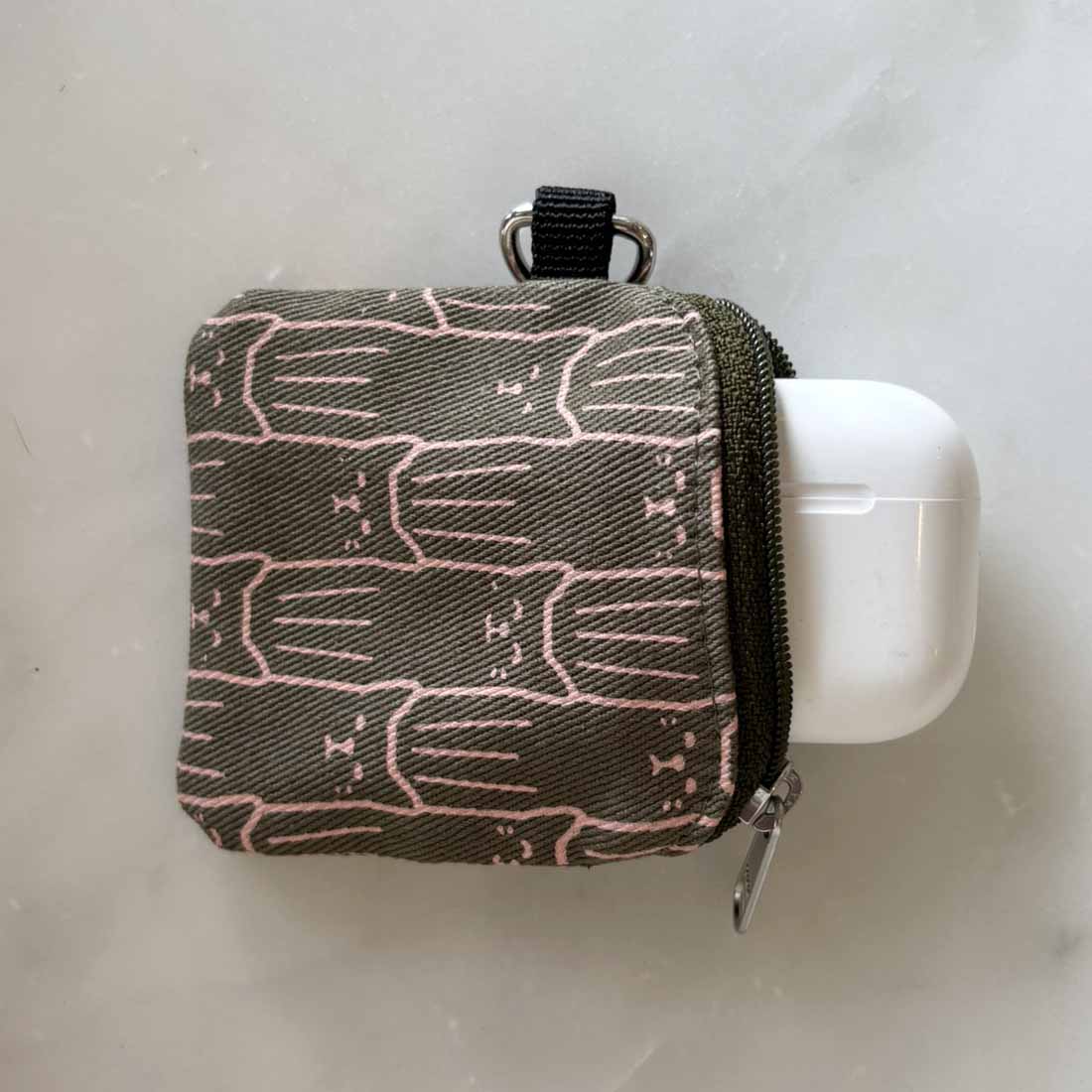 Canvas Earbuds Case - Malia Designs