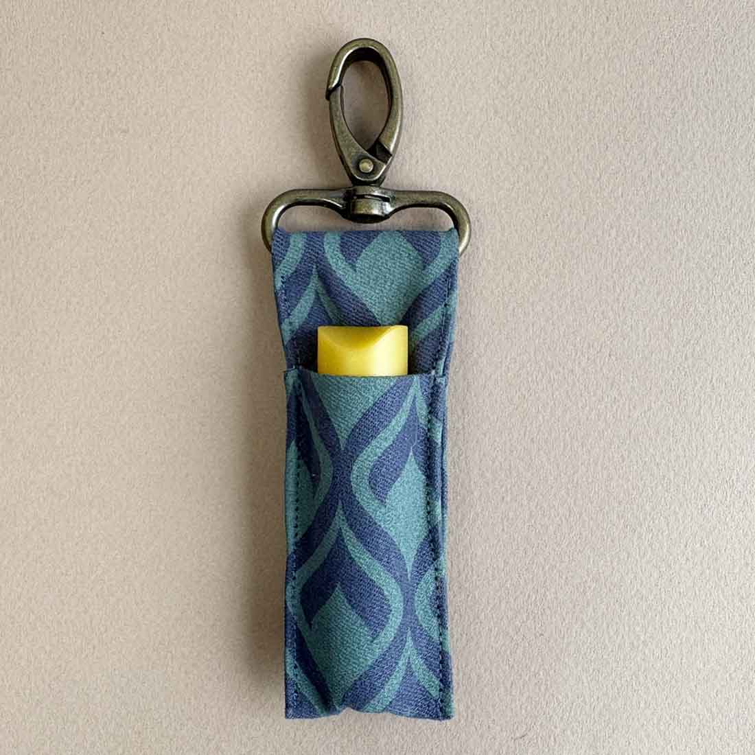 Canvas Lip Balm Bag - Geometric Designs - Malia Designs