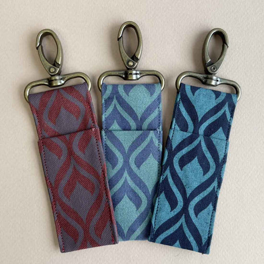 Canvas Lip Balm Bag - Geometric Designs - Malia Designs