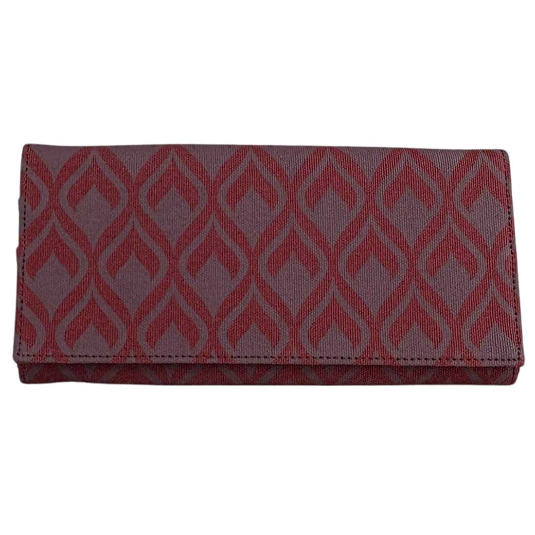 Canvas Wallet - Geometric - Fair Trade Long Wallet - Malia Designs