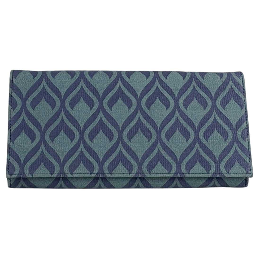 Canvas Wallet - Geometric - Fair Trade Long Wallet - Malia Designs