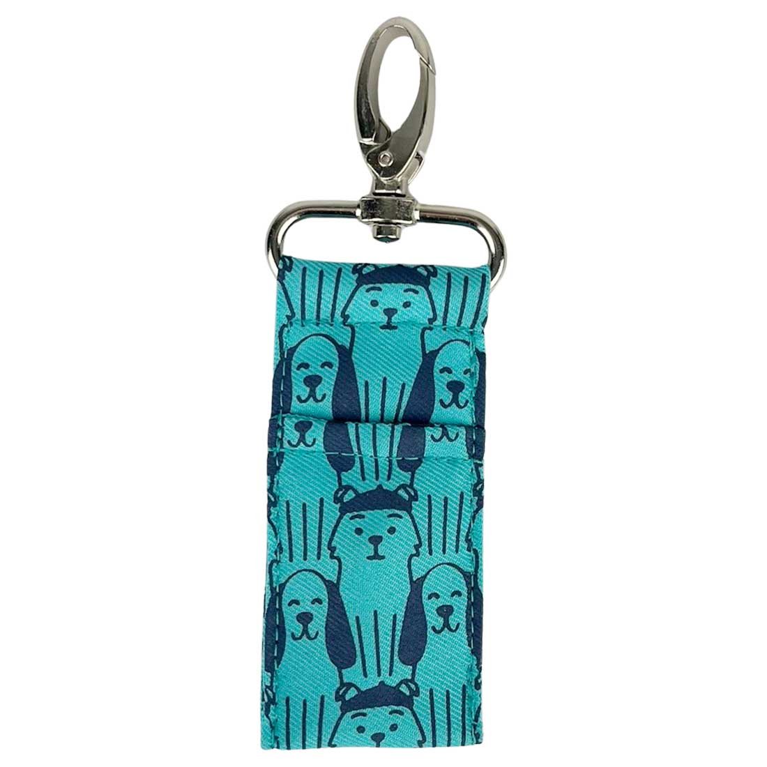Cotton Canvas Lip Balm Bag - Dog Prints - Malia Designs