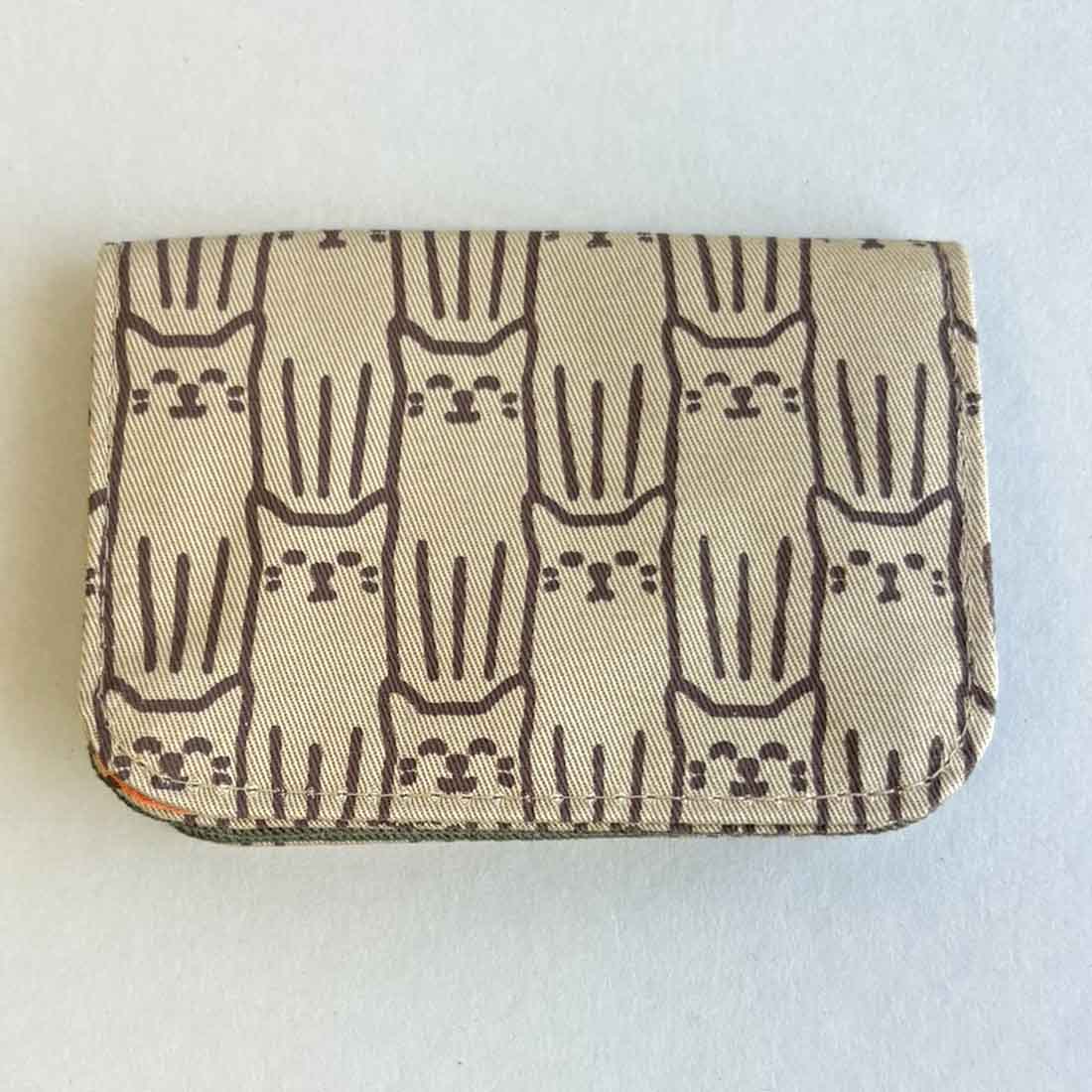 Cotton Card Holder - Cat Prints - Malia Designs