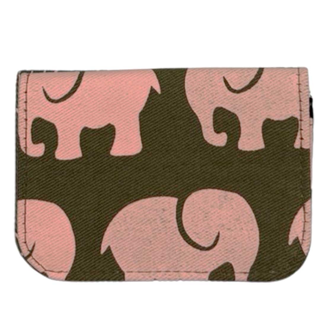 Cotton Card Holder - Elephant Prints - Malia Designs
