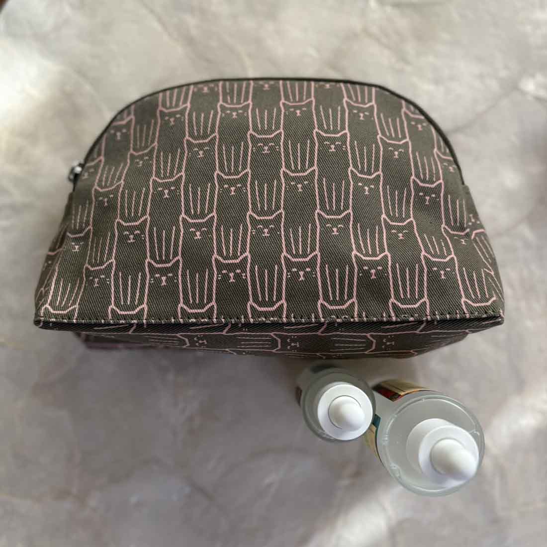 Cotton Cosmetic Case - Cat Prints - Malia Designs