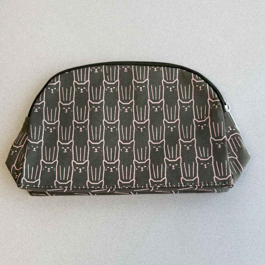 Cotton Cosmetic Case - Cat Prints - Malia Designs