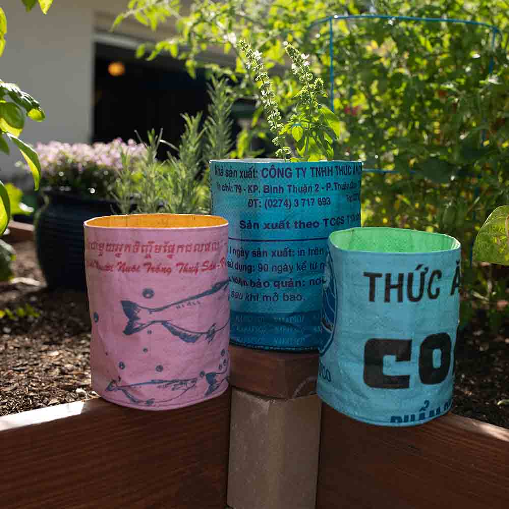 Large Recycled Planter - Malia Designs