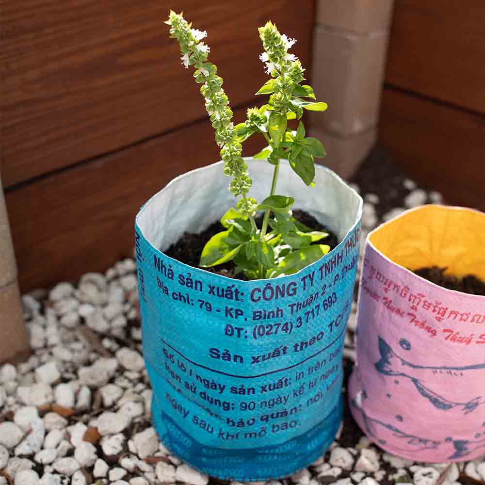 Large Recycled Planter - Malia Designs