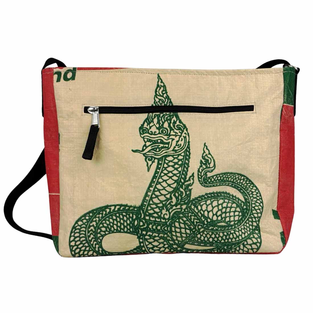 Medium Recycled Cement Crossbody Bag - Malia Designs