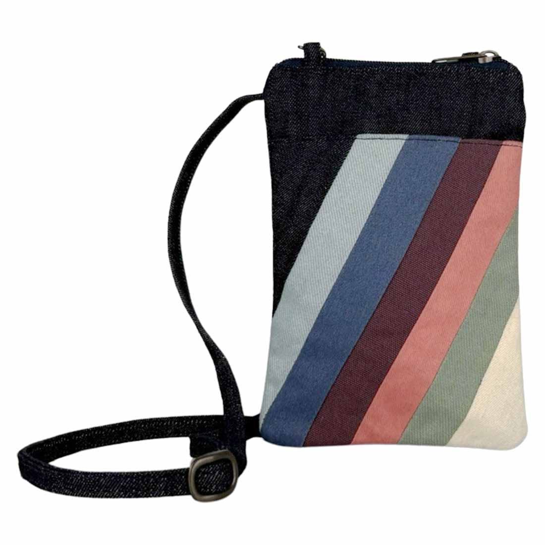Mini Denim Crossbody - Summer Stripes - Malia Designs