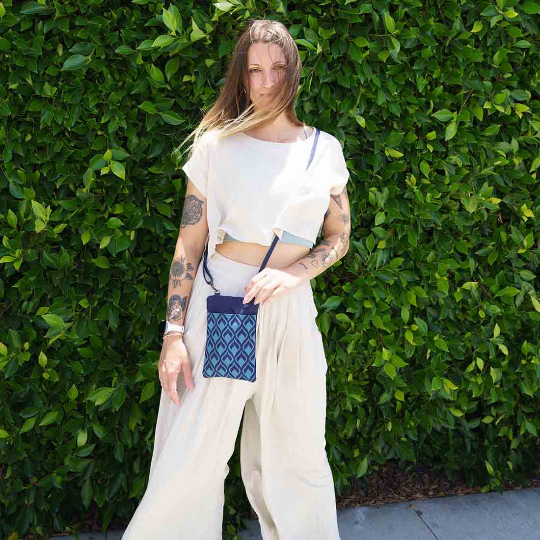 Mini Phone Crossbody - Geometric Prints - Malia Designs