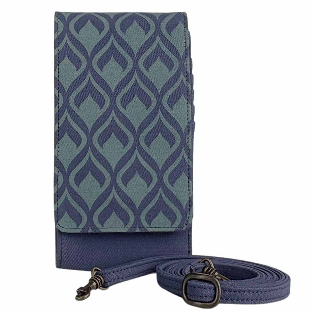 Phone Case Crossbody Wallet - Geometric Prints - Malia Designs