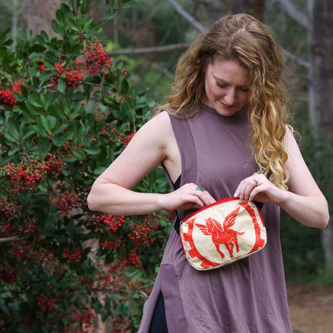 Recycled Cement Belt Bag - Pegasus - Malia Designs