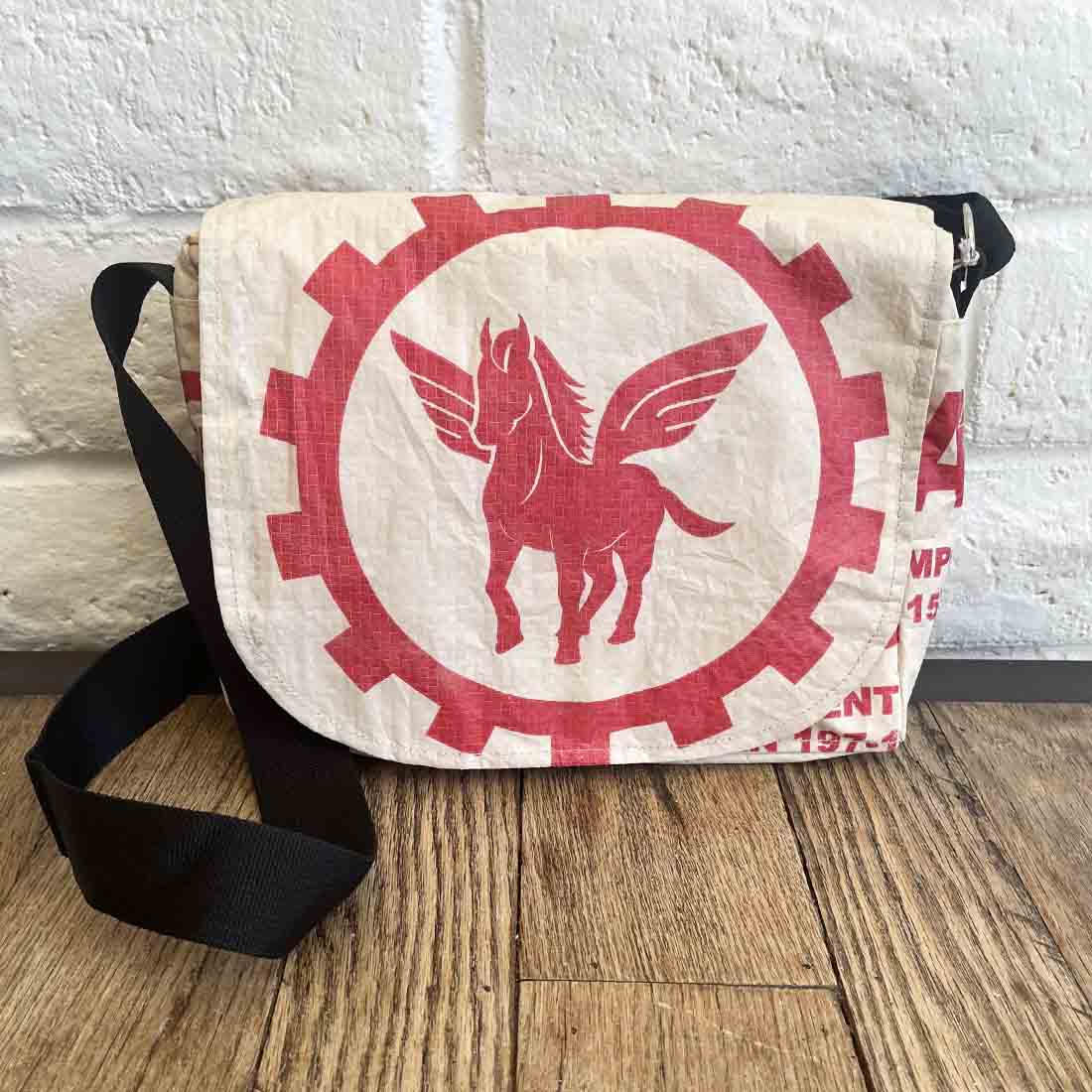 Recycled Cement Small Messenger - Malia Designs
