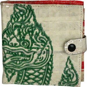 Recycled Cement Square Wallet - Malia Designs