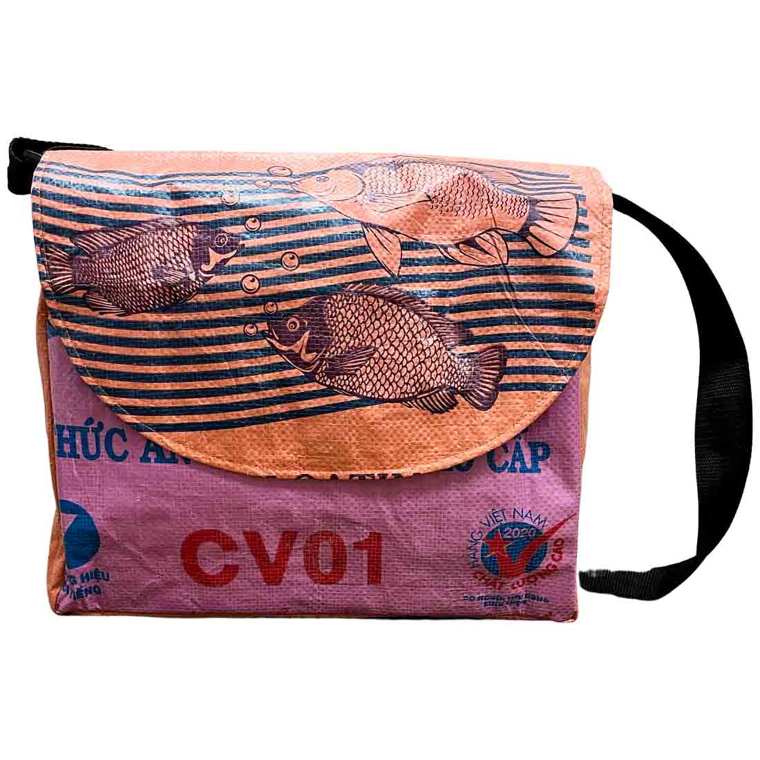 Recycled Messenger Bag - Malia Designs