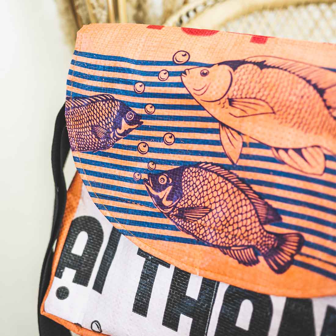 Recycled Messenger Bag - Malia Designs