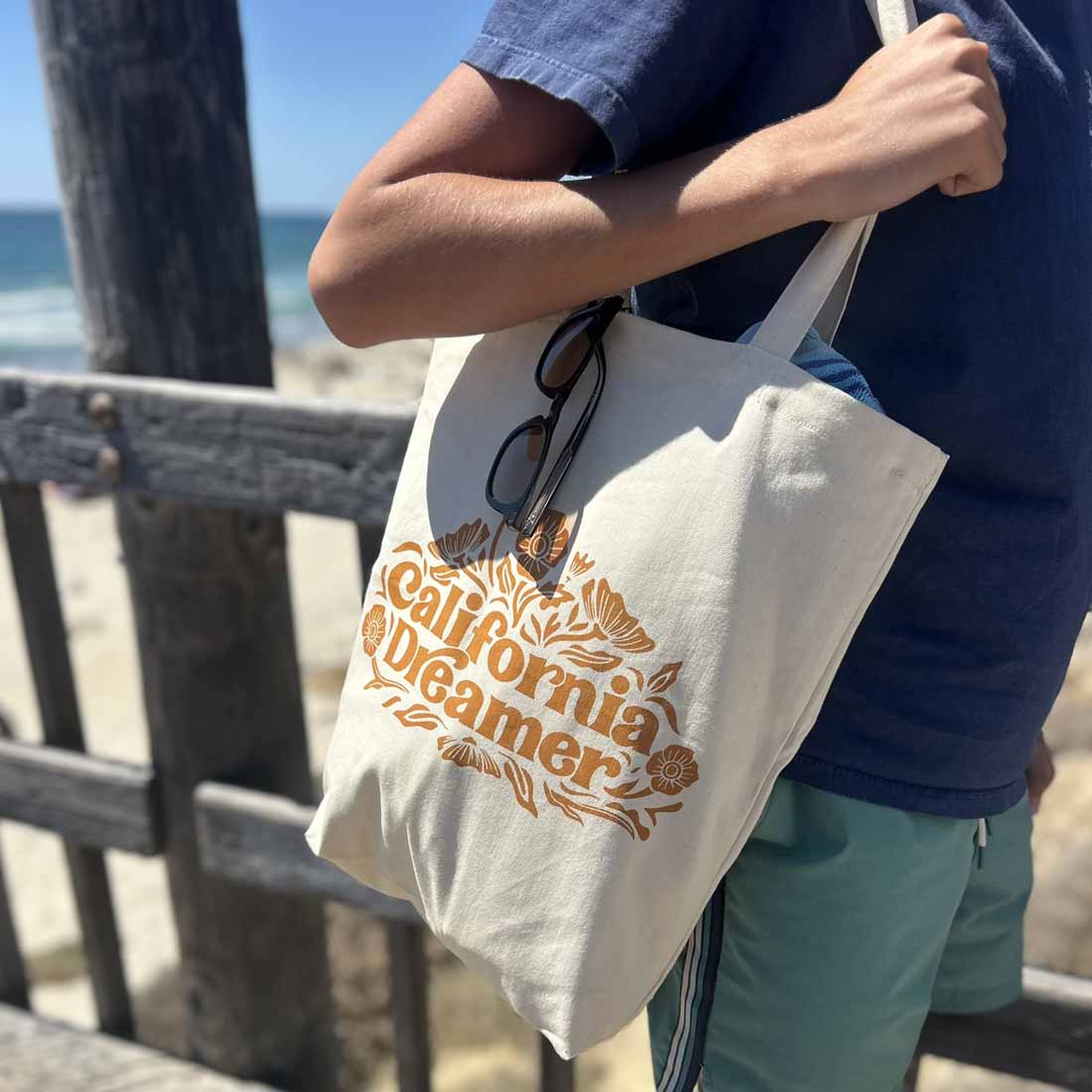 Statement Canvas Tote - California Dreamer - Malia Designs