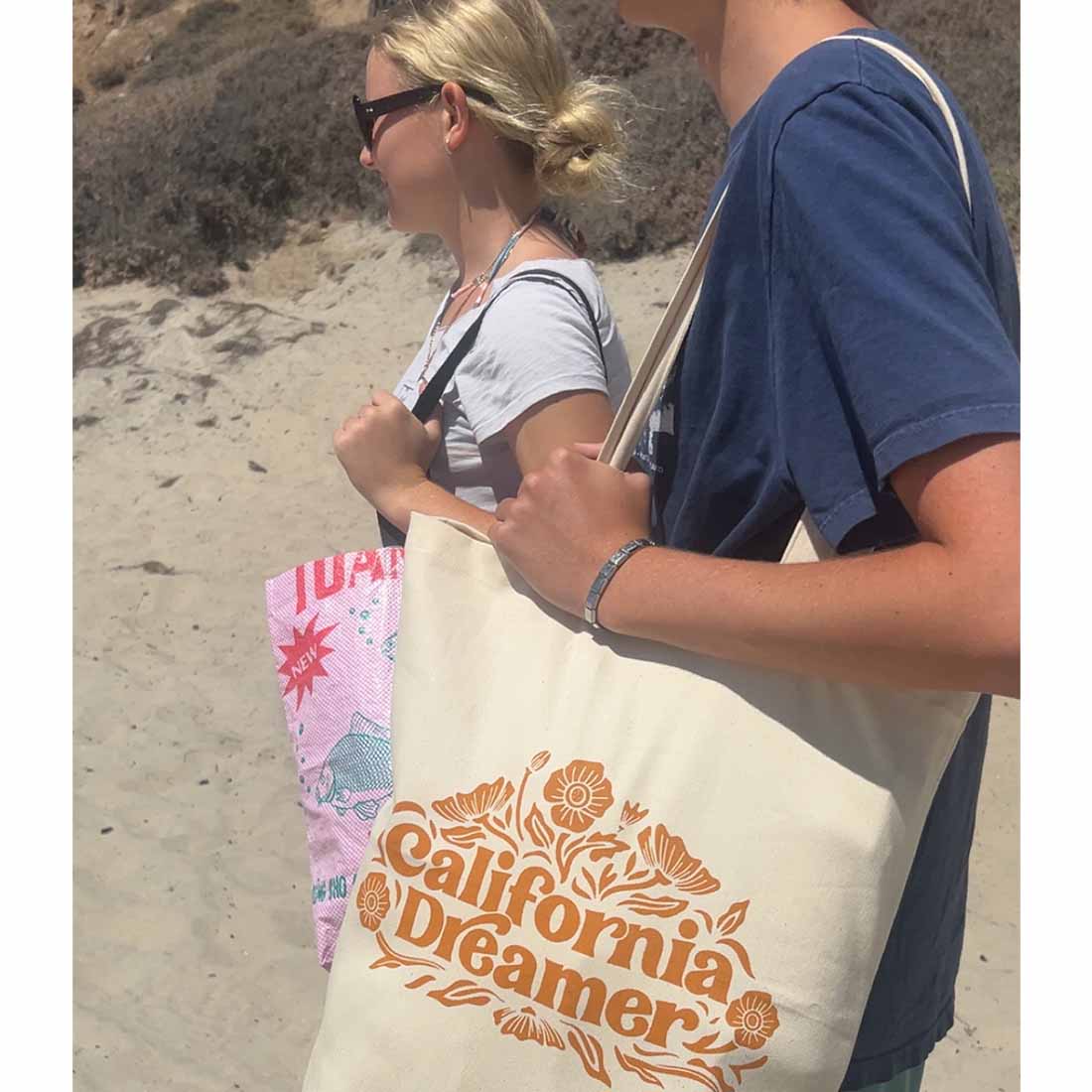 Statement Canvas Tote - California Dreamer - Malia Designs