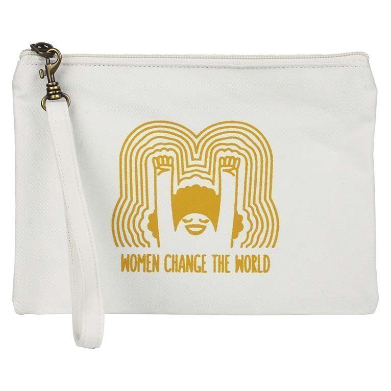 Statement Pouch - World Changer - Malia Designs