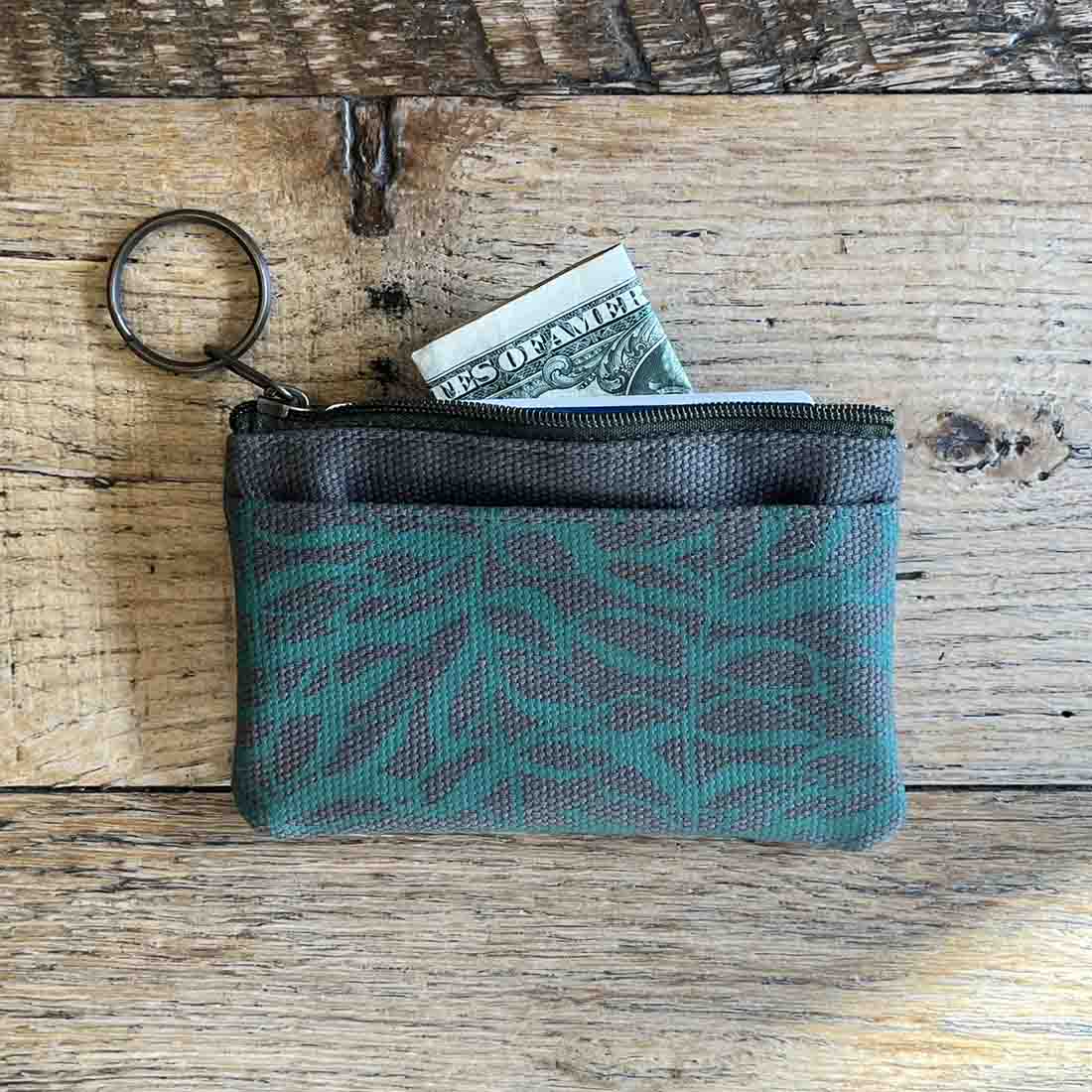 Sustainable Canvas Mini Pouch - Botanical Prints - Malia Designs