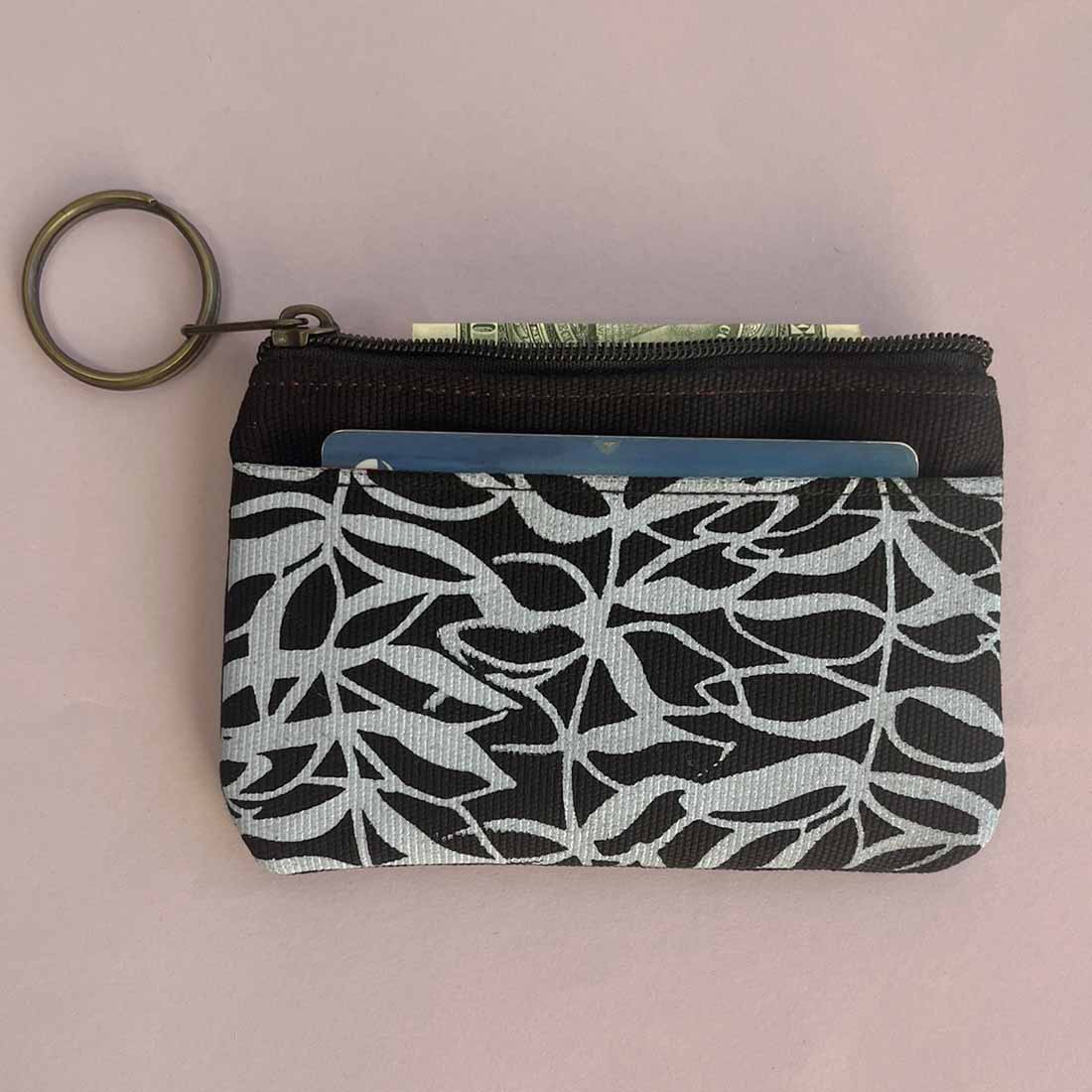 Sustainable Canvas Mini Pouch - Botanical Prints - Malia Designs