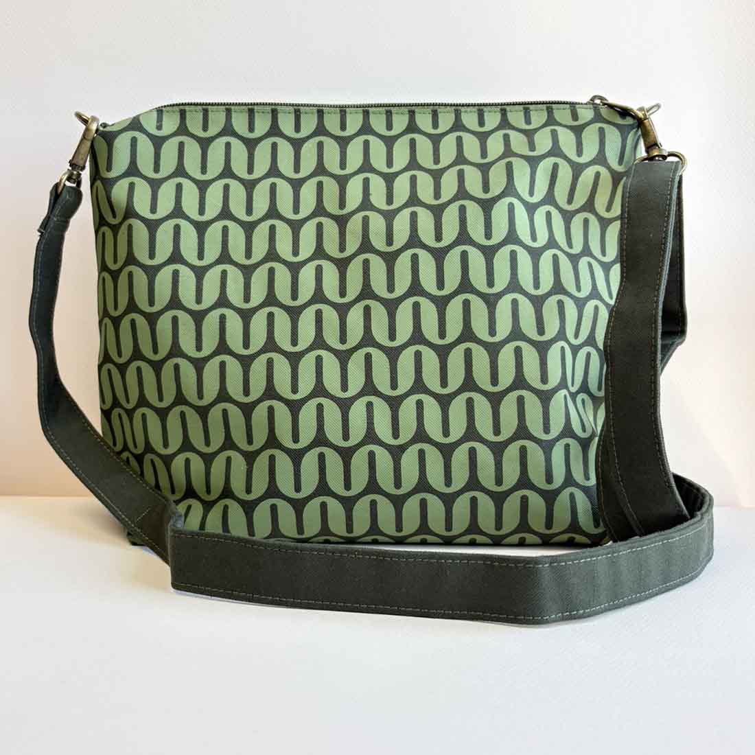 Medium Cotton Crossbody Retro Prints