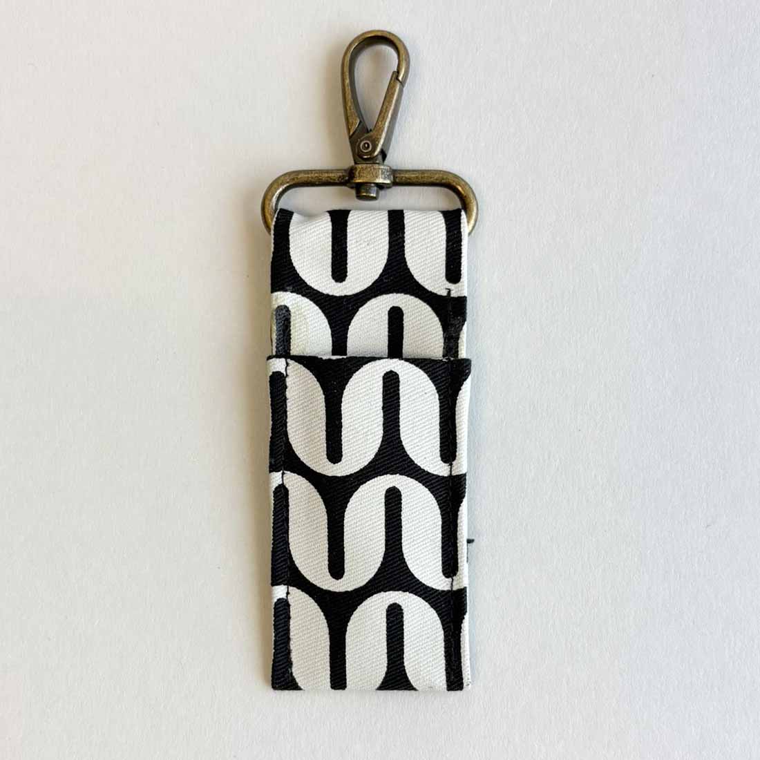 Canvas Lip Balm Bag - Geometric Designs