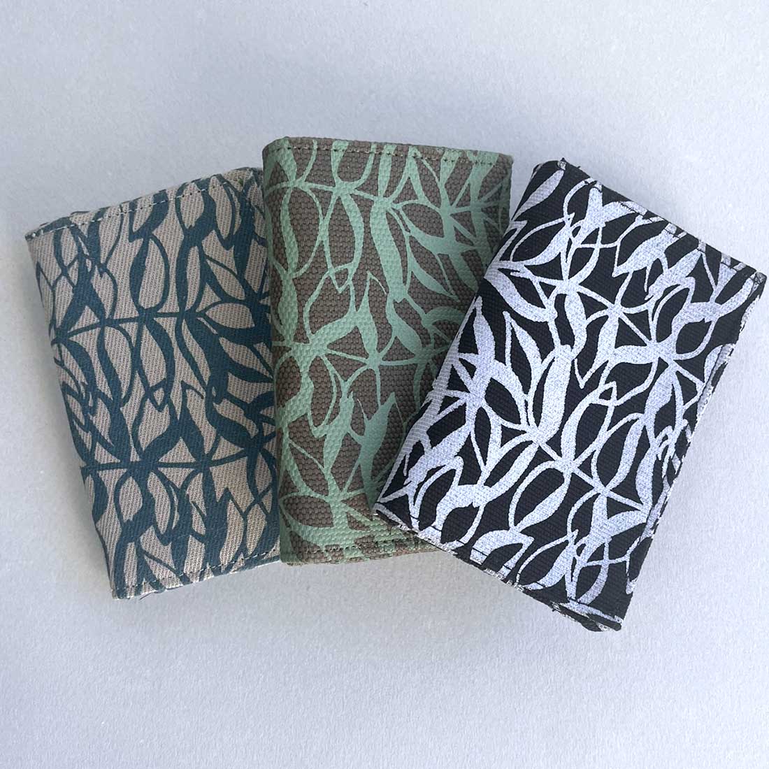 Canvas Card Holder - Botanical Prints