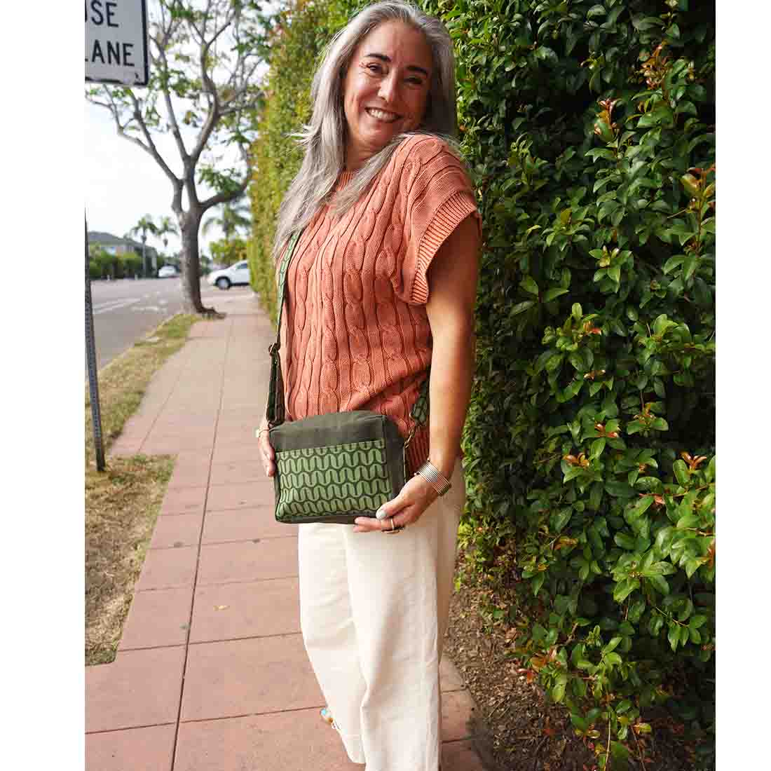 Camera Bag Crossbody - Geometric Prints - Malia Designs