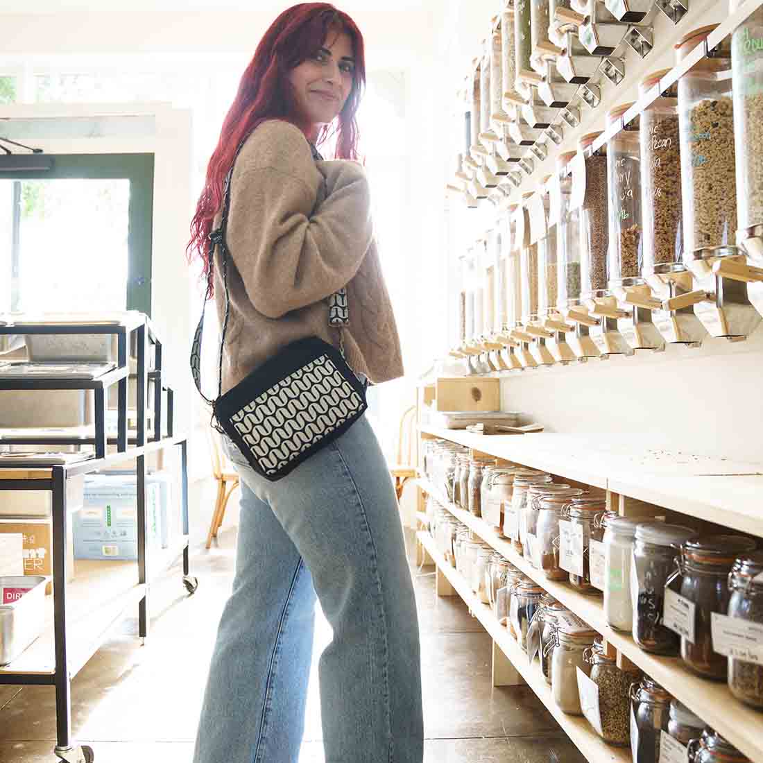 Camera Bag Crossbody - Geometric Prints - Malia Designs
