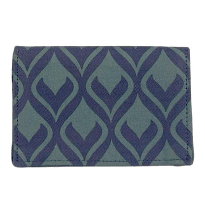 Canvas Card Holder - Geometric Prints - Slim Vegan Wallet - Malia Designs