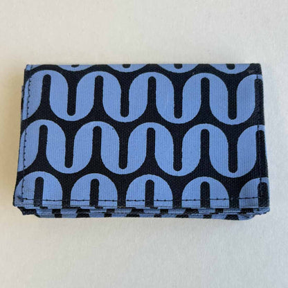 Canvas Card Holder - Retro Prints - Slim Vegan Wallet - Malia Designs