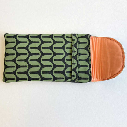 Canvas Eyeglass Case - Geometric Prints - Malia Designs