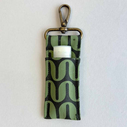 Canvas Lip Balm Bag - Geometric Designs - Malia Designs