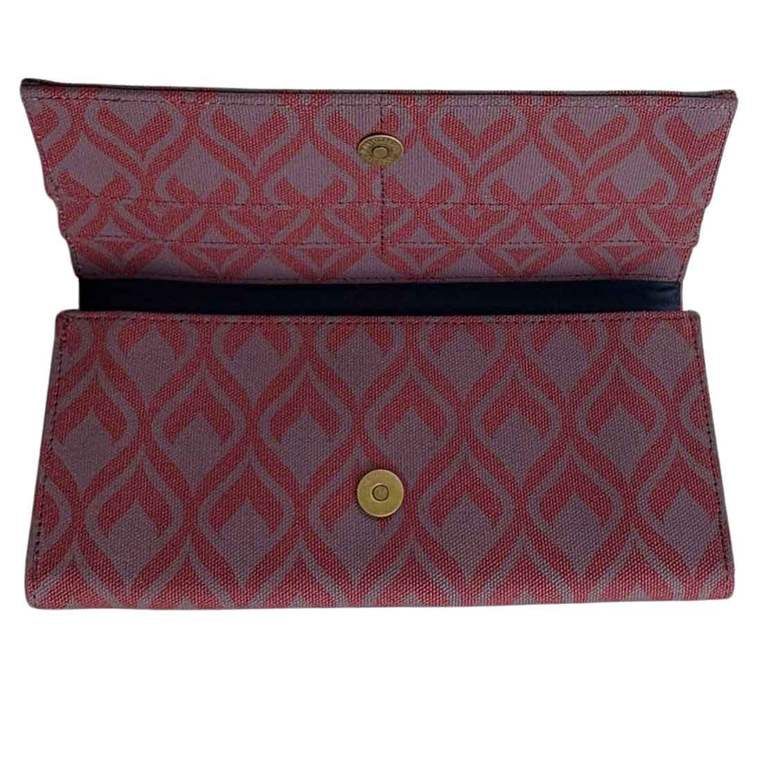 Canvas Wallet - Geometric - Fair Trade Long Wallet - Malia Designs