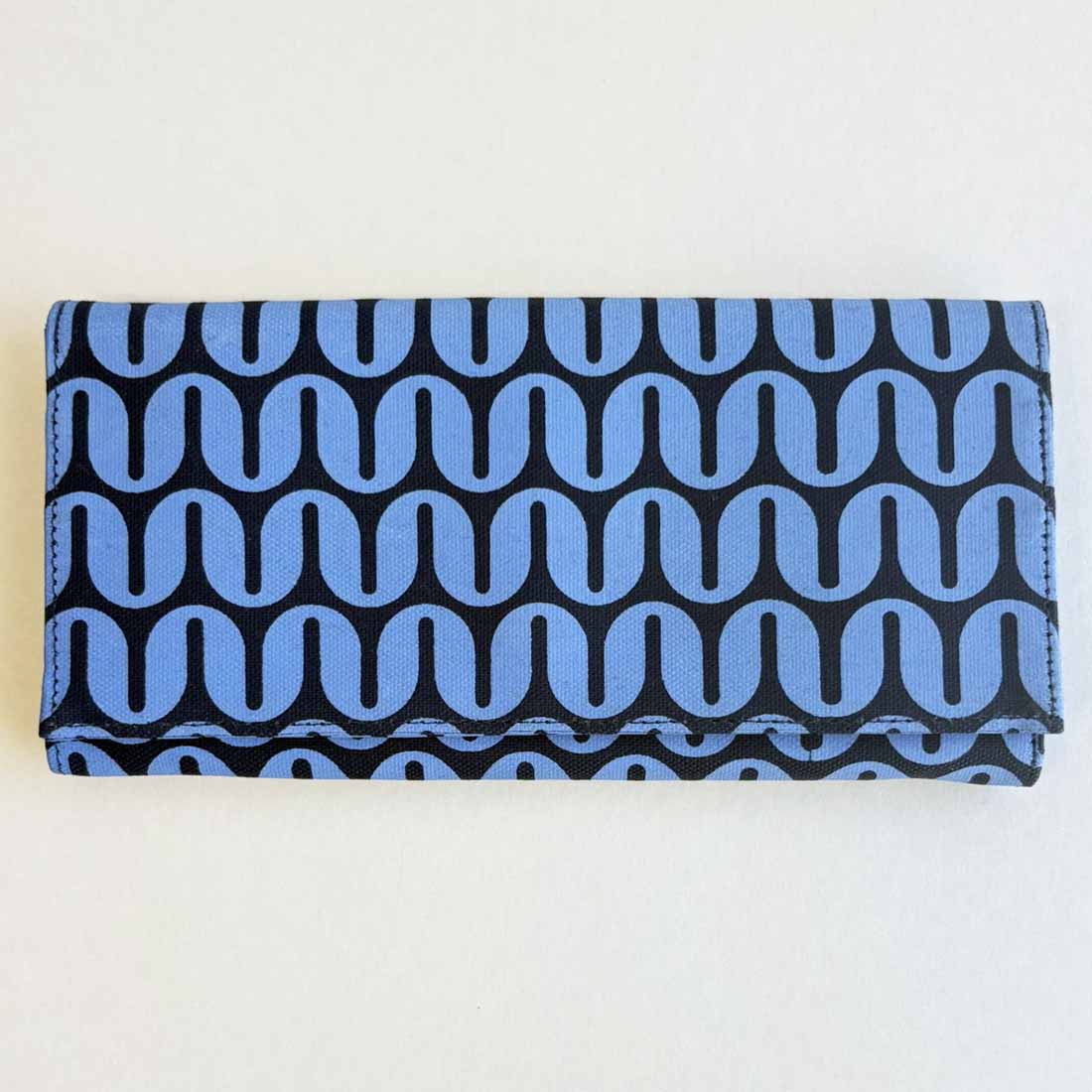 Canvas Wallet - Geometric - Fair Trade Long Wallet - Malia Designs