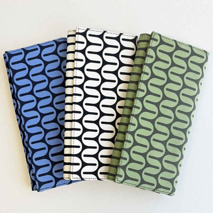 Canvas Wallet - Geometric - Fair Trade Long Wallet - Malia Designs