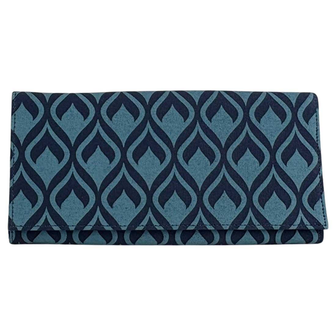 Canvas Wallet - Geometric - Fair Trade Long Wallet - Malia Designs