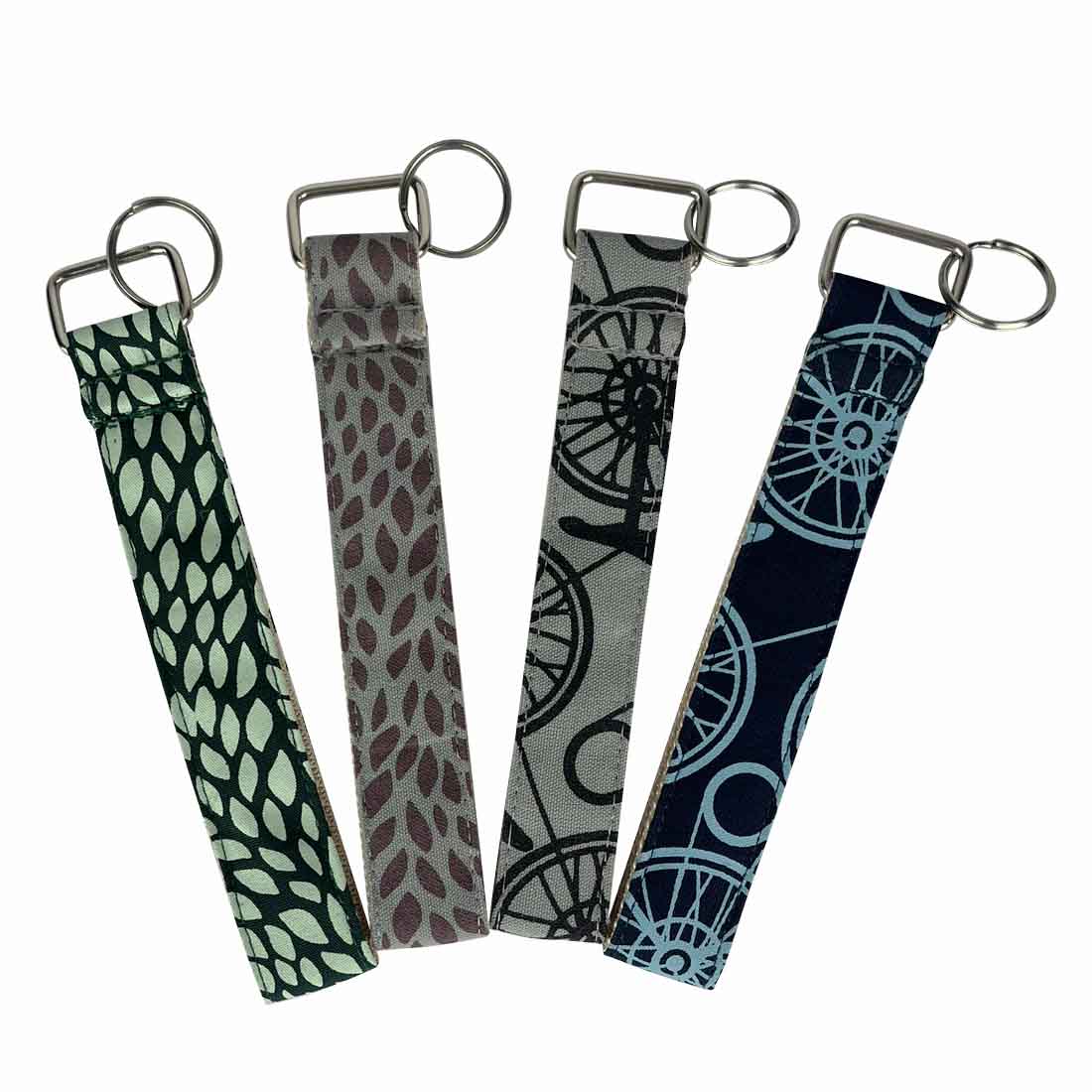 Cotton Canvas Key Fob Wristlet - Spring Designs - Malia Designs