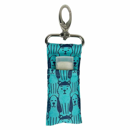 Cotton Canvas Lip Balm Bag - Dog Prints - Malia Designs