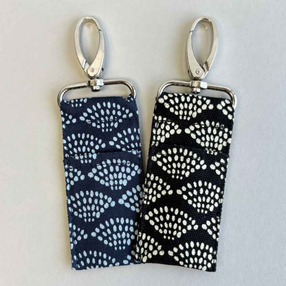 Cotton Canvas Lip Balm Bag - Dots Print - Malia Designs