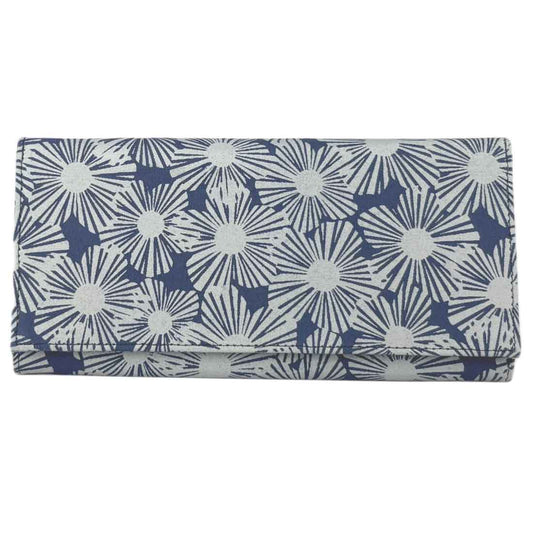 Cotton Canvas Long Wallet - Botanical Prints - Malia Designs