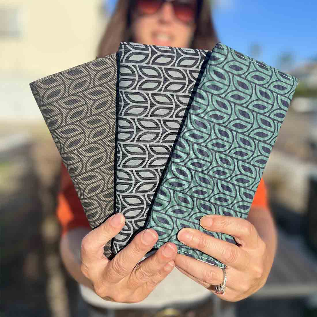 Cotton Canvas Wallet - Fall Prints - Malia Designs