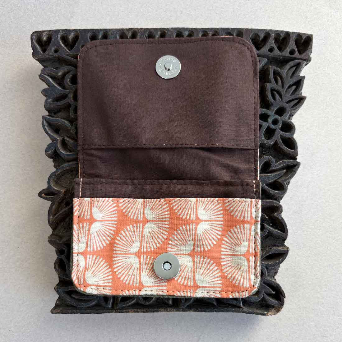 Cotton Card Holder - Block Prints - Malia Designs