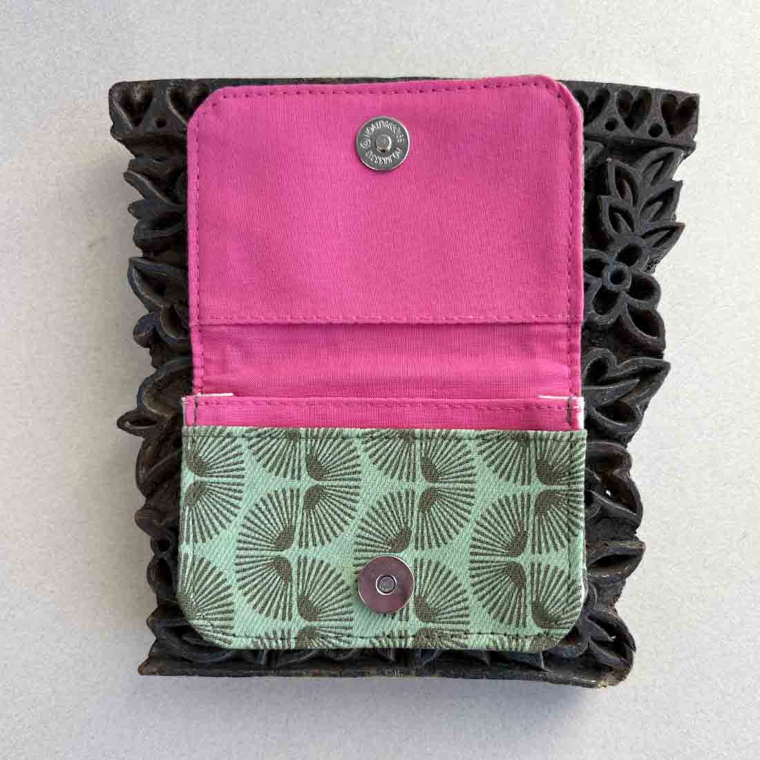 Cotton Card Holder - Block Prints - Malia Designs