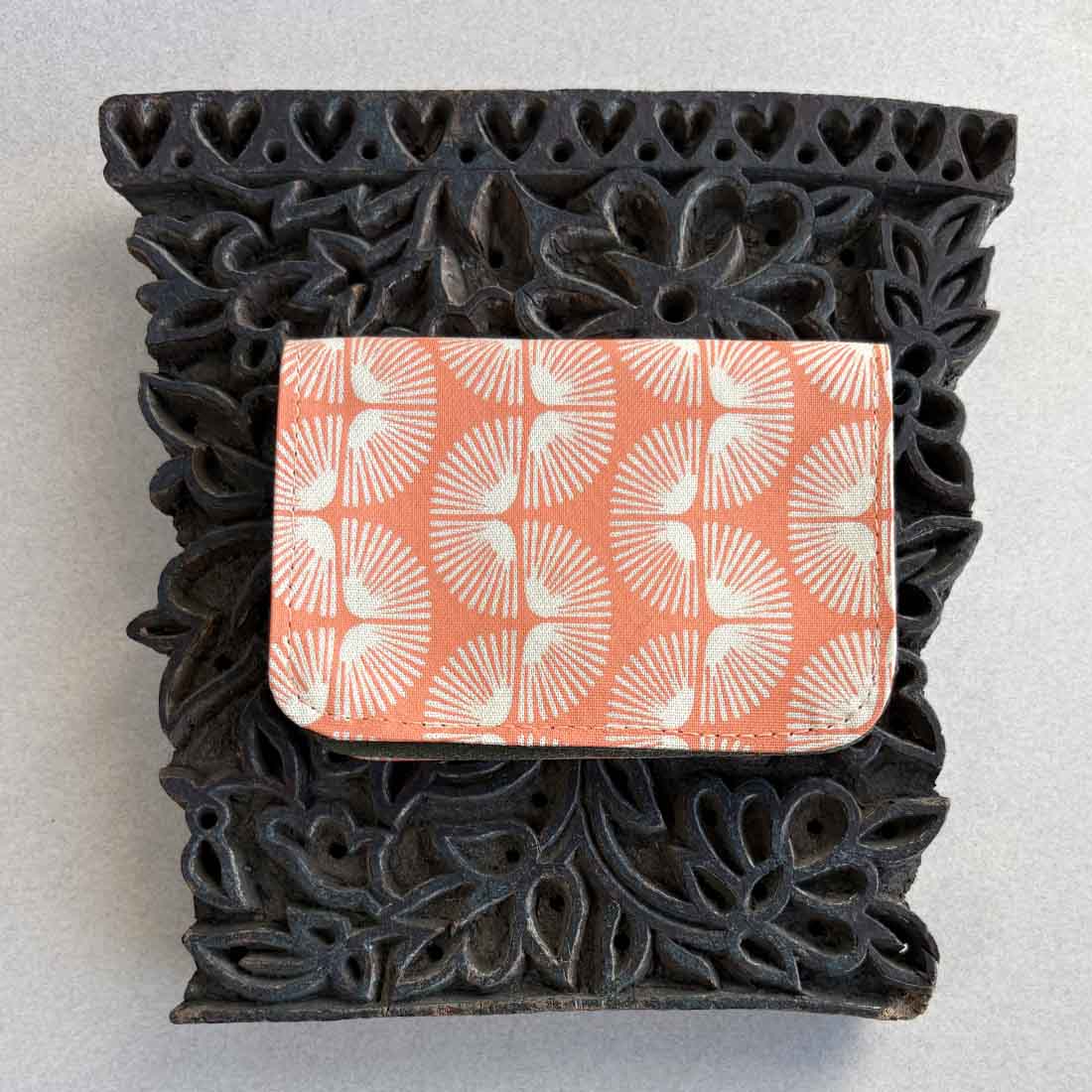 Cotton Card Holder - Block Prints - Malia Designs