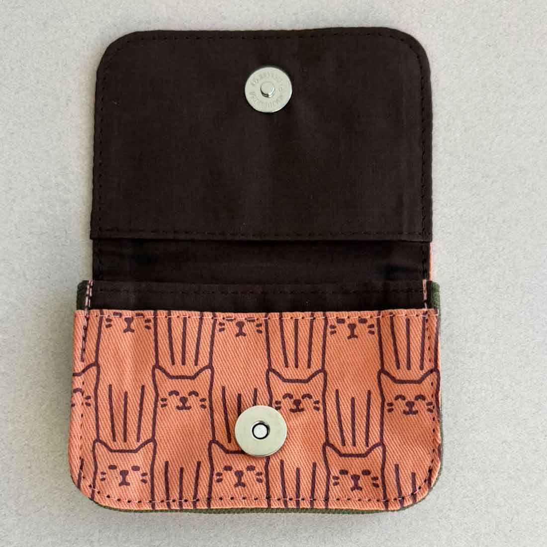 Cotton Card Holder - Cat Prints - Malia Designs